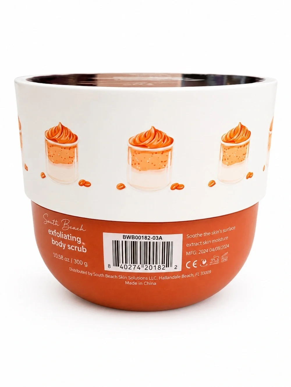 South Beach Hazelnut Cream Exfoliating Body Scrub